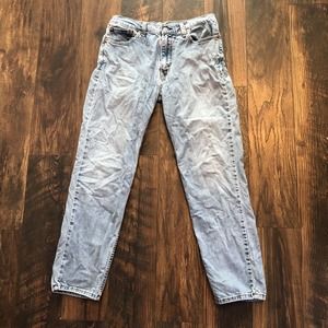 LEVIS 511 JEANS DENIM MENS 34x32 ACTUAL 32x30 ZIPPER BUTTON FLY RED TAB POCKETS